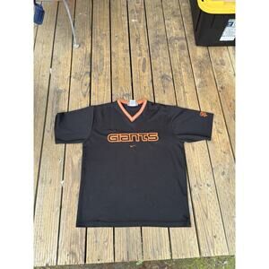 Vintage Nike San Francisco Giants Center Swoosh Jersey Size XL Black